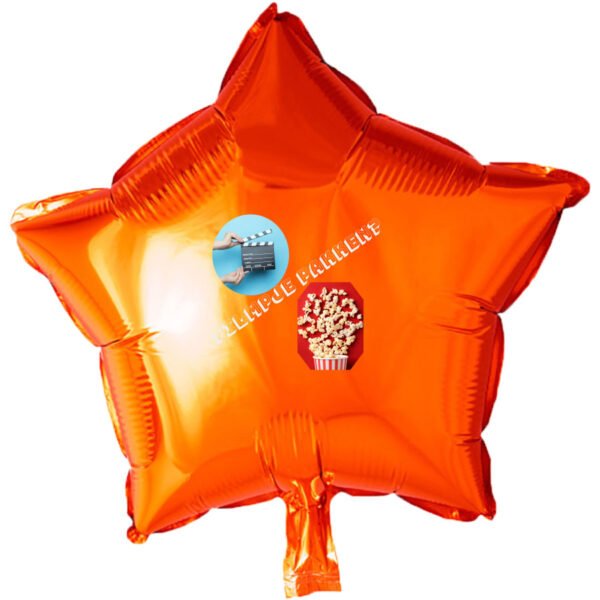 Ballon met foto & tekst Ster