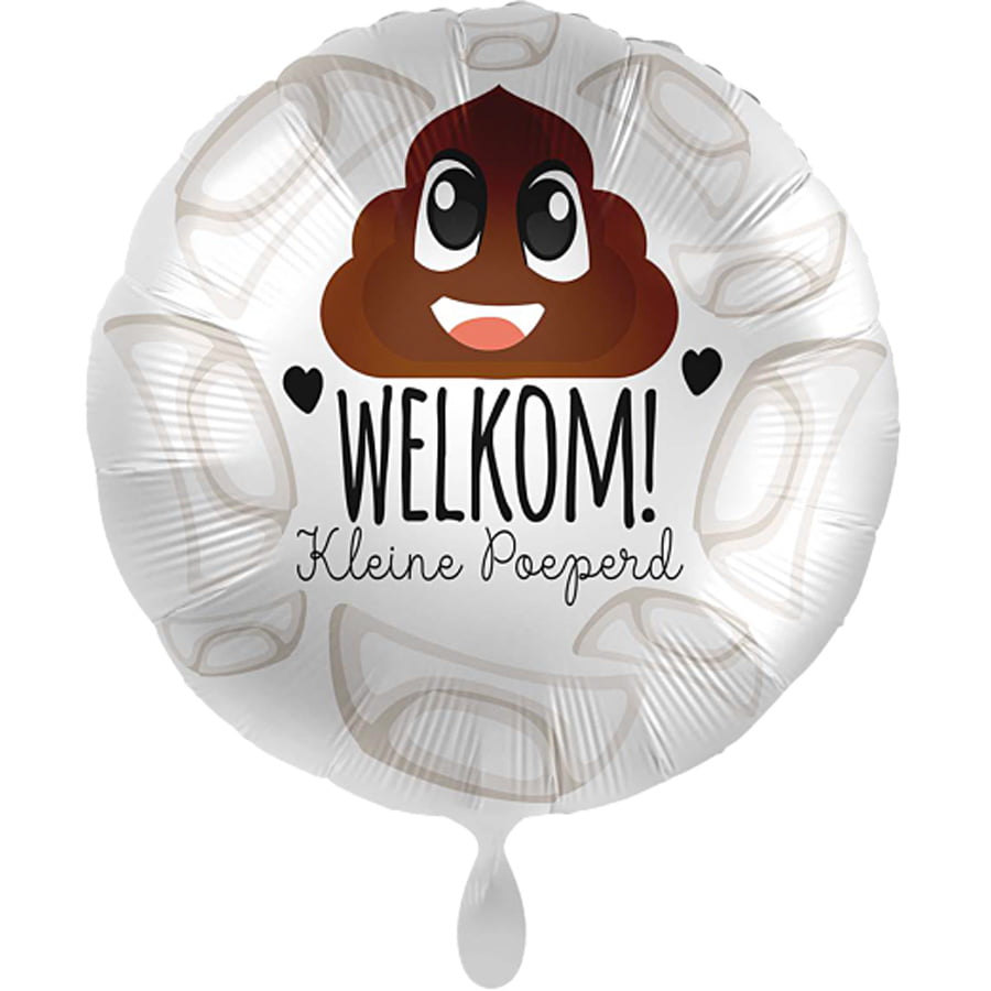 Folieballon Kleine Poeperd Folieballon Kleine Poeperd