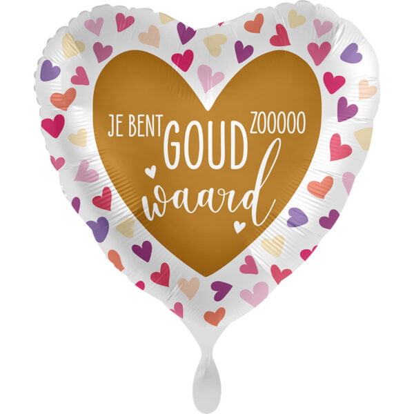 Folieballon Goud waard