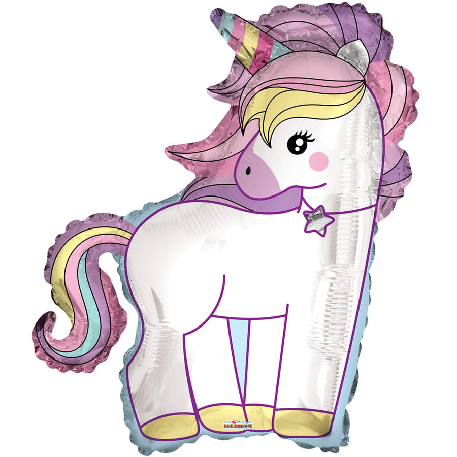 Folieballon XL – Eenhoorn pastel Folieballon XL – Eenhoorn pastel