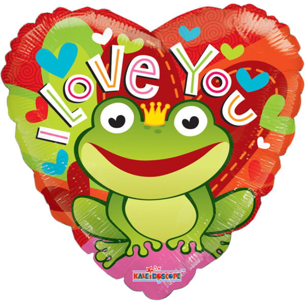 Folieballon ILY Kikkerprins