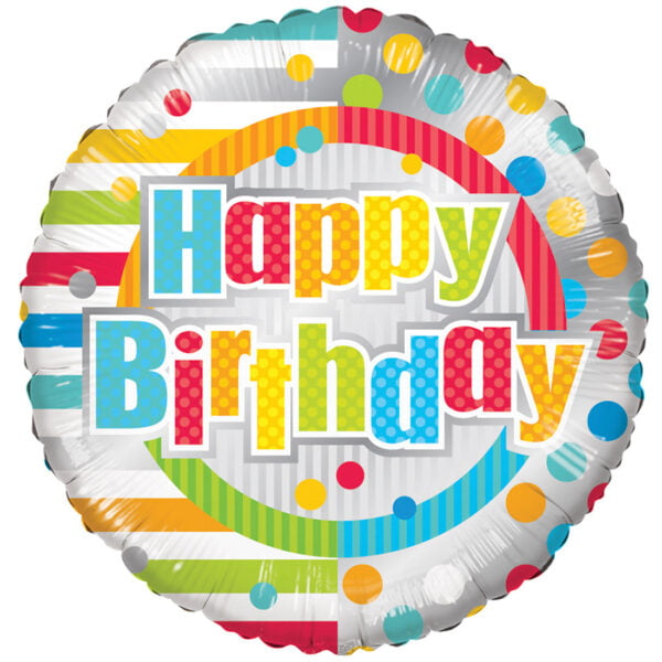 Folieballon Happy Birthday