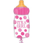 Folieballon Cijfer 1 zilver (M)