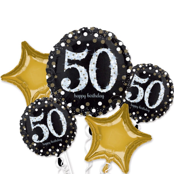 Tros folieballonnen Sparkling Birthday 50