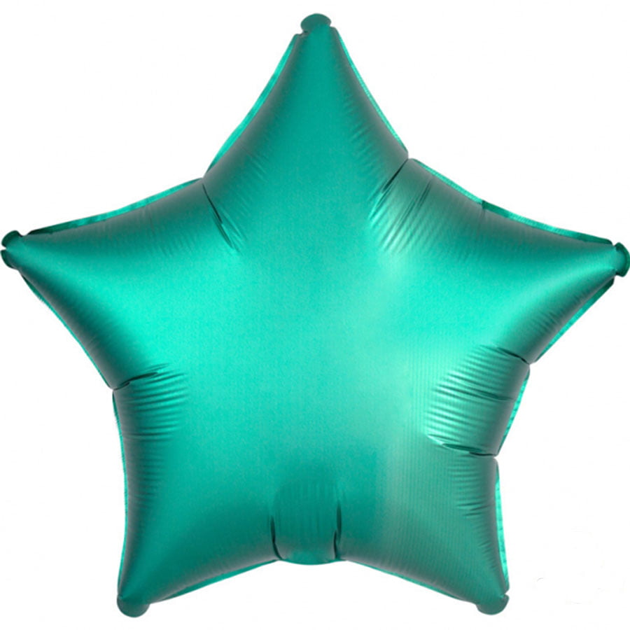 Folieballon Satijn jadegroene ster Folieballon Satijn jadegroene ster