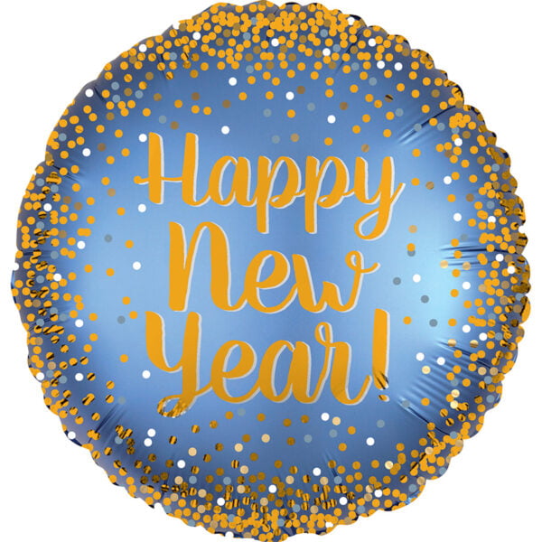 Folieballon Satijn Happy New Year