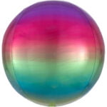 Orbz® folieballon Blauw groen