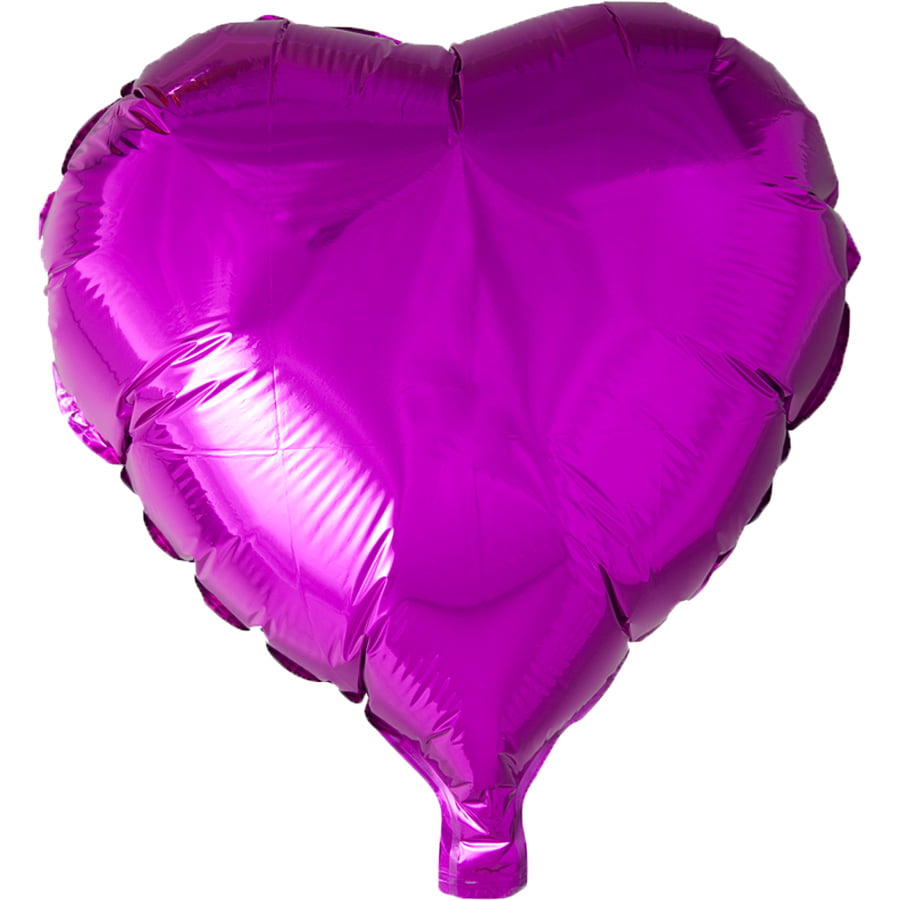 Folieballon Fuchsiaroze Hart Folieballon Fuchsiaroze Hart