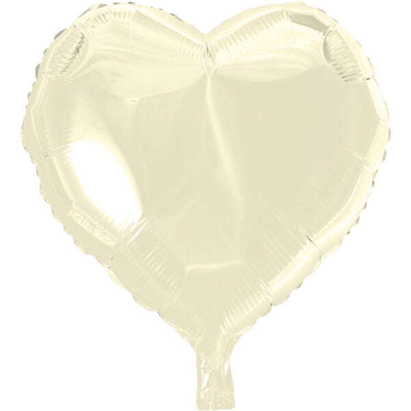 Folieballon Zwart Hart
