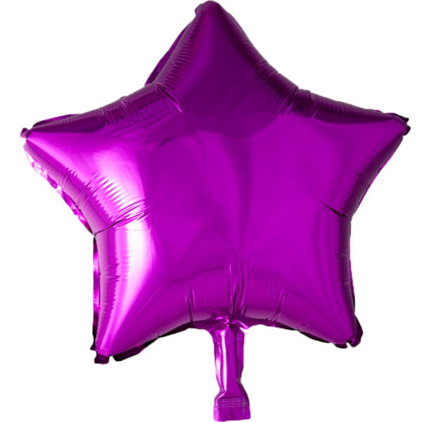Folieballon Fuchsiaroze Ster Folieballon Fuchsiaroze Ster