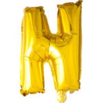 Folieballon Letter M goud (XL)