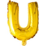 Folieballon Letter T goud (XL)
