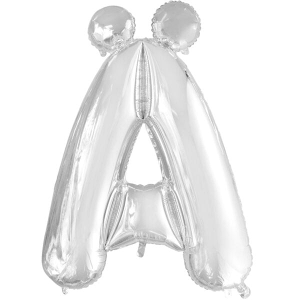 Folieballon Letter Ä zilver (XL)