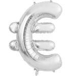Folieballon En-teken & zilver (L)