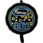 Folieballon Happy Birthday! neon