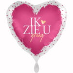 Folieballon XL – Rood hart Folieballon XL – Rood hart
