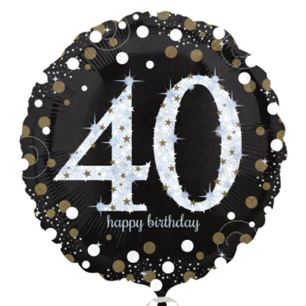 Folieballon Sparkling 40 (goud)