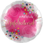Folieballon Confetti 18 Happy Birthday