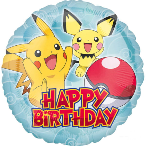 Pokémon ballon – Happy Birthday