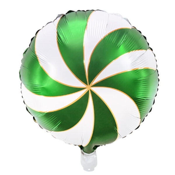 Folieballon Swirl groen