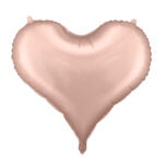 Folieballon Satijnen hart – mat goud (L) Folieballon Satijnen hart – mat goud (L)