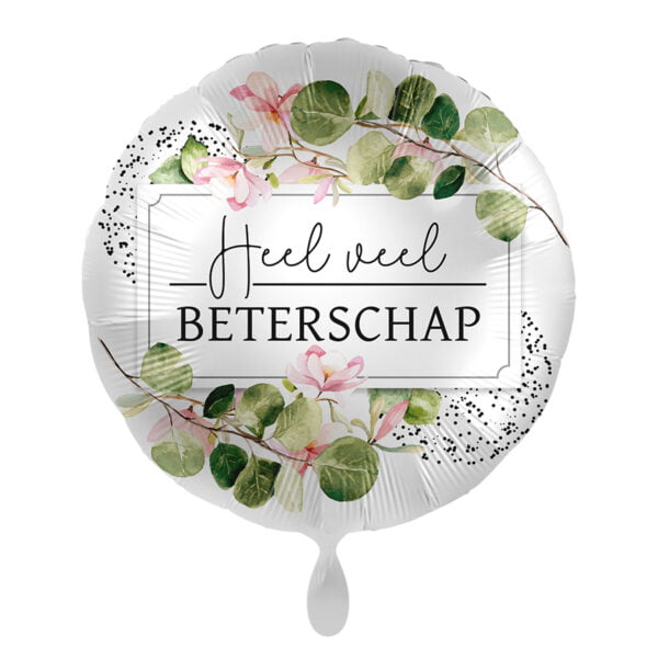 Folieballon Heel veel beterschap