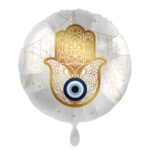 Folieballon Mandala Blauw oog Folieballon Mandala Blauw oog