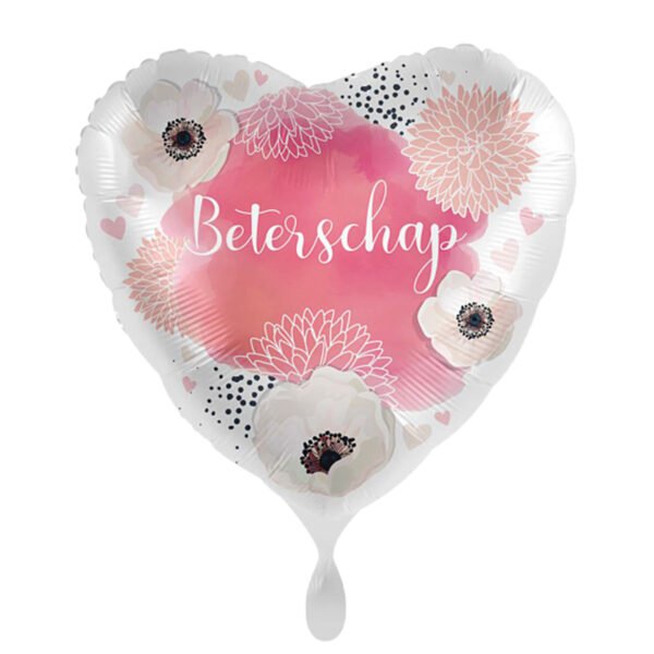 Beterschap ballon Bloemen