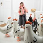 Folieballon Scharrelkip Folieballon Scharrelkip