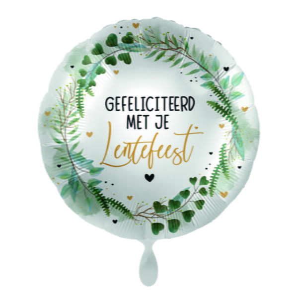 Folieballon Gefeliciteerd met je Lentefeest