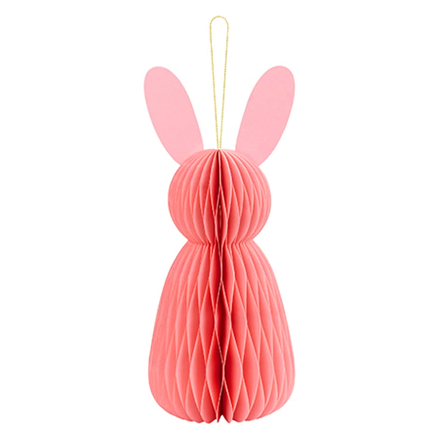 Paashaas van papier (roze) Paashaas van papier (roze)