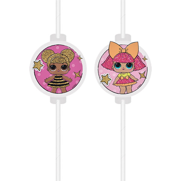 L.O.L. Surprise rietjes (4 stuks)