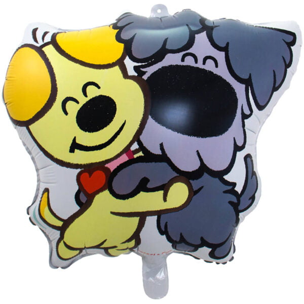 Folieballon Woezel en Pip