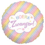 Folieballon holografisch 2nd Happy Birthday