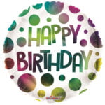 Folieballon Confetti 80 Happy Birthday Folieballon Confetti 80 Happy Birthday