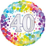 Folieballon Confetti Birthday 50 Folieballon Confetti Birthday 50