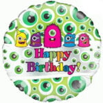 Folieballon holografisch 90th Happy Birthday Roze