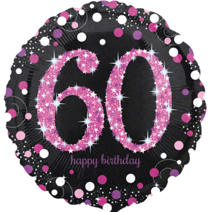 Folieballon Sparkling 60 (roze) Folieballon Sparkling 60 (roze)