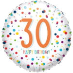 Folieballon Confetti 40 Happy Birthday Folieballon Confetti 40 Happy Birthday