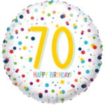 Folieballon Confetti 60 Happy Birthday Folieballon Confetti 60 Happy Birthday