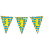 Folieballon Feestelijk motief “2”