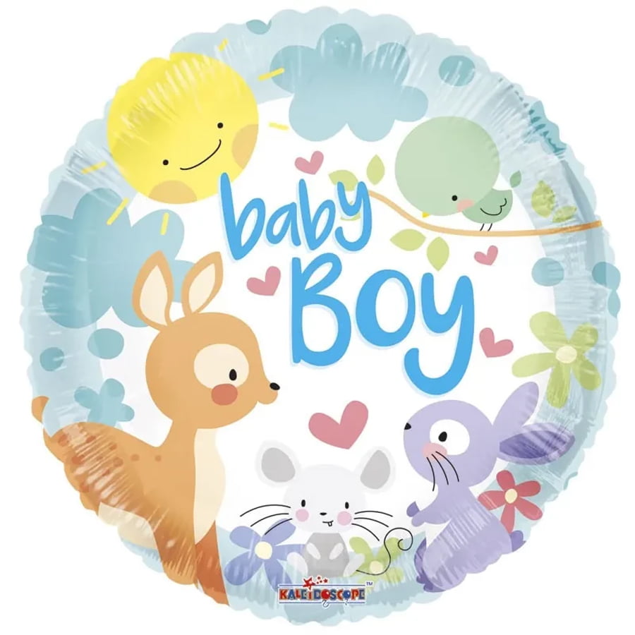 Folieballon Baby Boy bosdieren Folieballon Baby Boy bosdieren