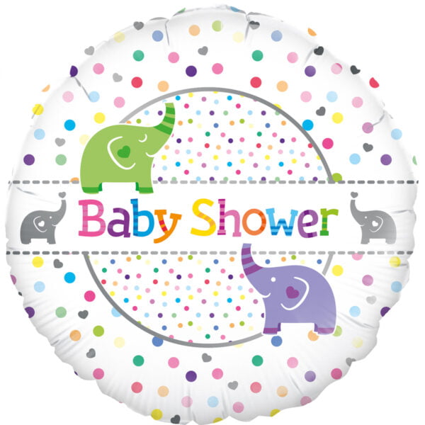 Folieballon Baby Shower Olifantjes