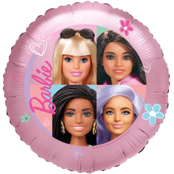 Folieballon Barbie en vriendinnen