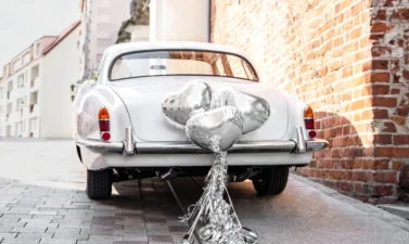 wedding car decoration 1