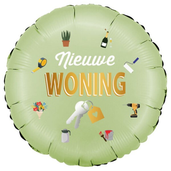 Folieballon Nieuwe woning