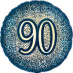 Folieballon “18” Glitter Party Marine Blauw Goud Folieballon “18” Glitter Party Marine Blauw Goud