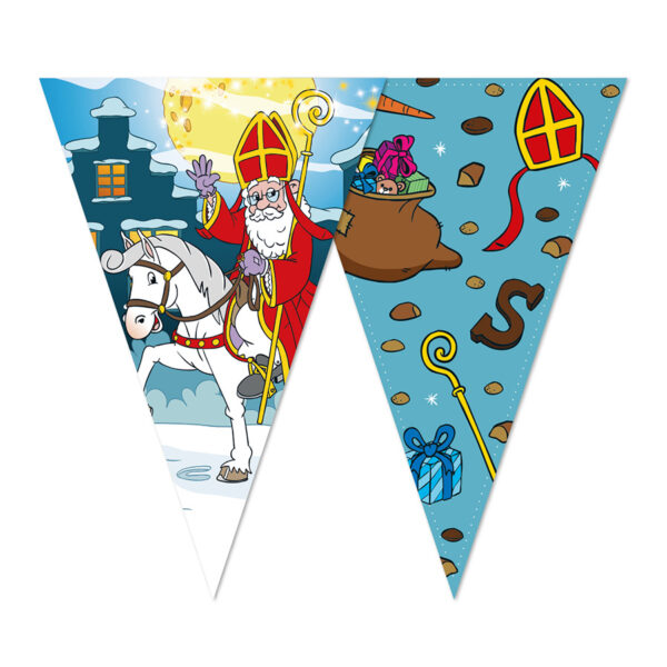 Sinterklaasfeest vlaggenlijn Sint & Ozosnel